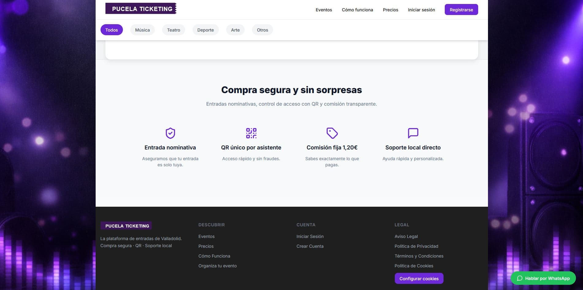 PucelaTicketing preview